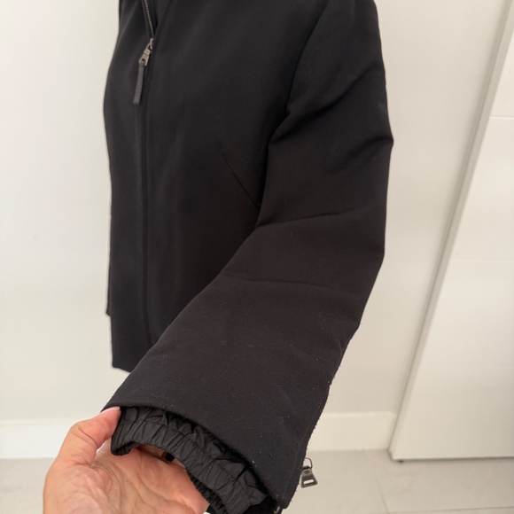 Prada Black Sport Fur Jacket Peacoat Fall/Winter Coat Designer Luxury Art.28x818 - Picture 5 of 15